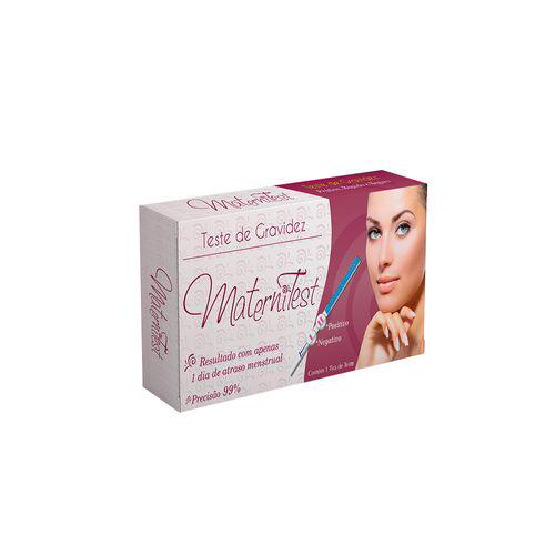 Imagem do produto Maternitest Teste De Gravidez C 1 Tira De Teste 7898226050229