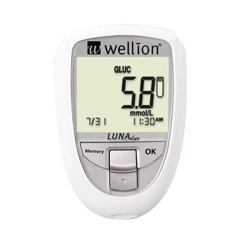 Imagem do produto Medidor De Colesterol E Glicose Luna Duo Branco Wellion