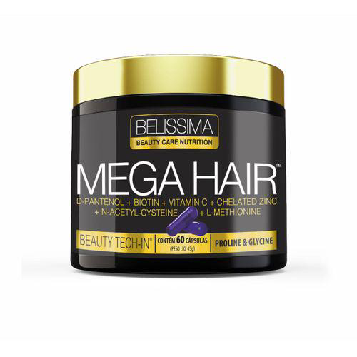 Imagem do produto Mega Hair Fortalecimento E Crescimento Dos Fios 60 Caps Belíssima