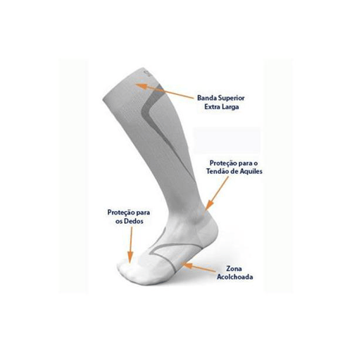Imagem do produto Meia 3/4 Esportiva Performance 520 Ad 2030 Mmhg Sigvaris Branco G3