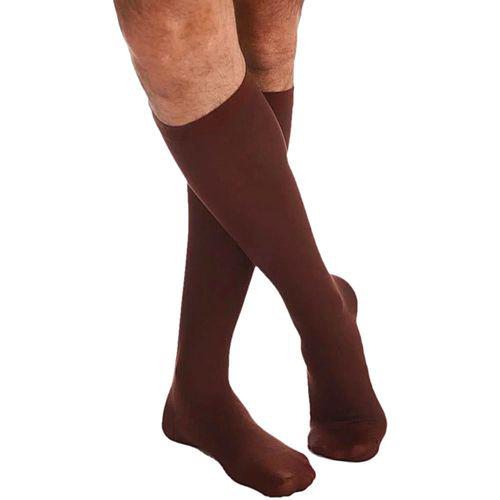 Imagem do produto Meia 3 4 Para Panturrilha Cotton Comfort De Cor Marrom Tamanho Gg E Comprimento Longo 1 Par Cód Sigvaris 282Fadgg3u277