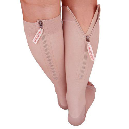 Imagem do produto Meia 3/4 Venosan Comfortline Cotton Com Zíper 2030Mmhg Longa Tam M