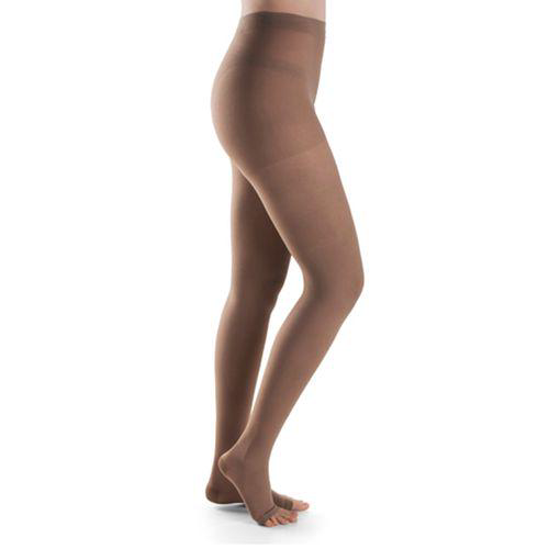 Imagem do produto Meia Calça Attiva Alta Compressao 2030 Mmhg Fem Aberta Natural Escuro Tamanho M