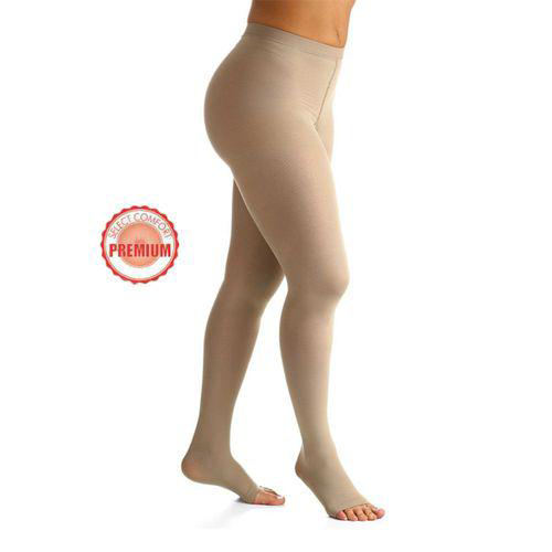 Imagem do produto Meia Calça Sigvaris At 862 2030 Mmhg Sem Ponteira Select Comfort Premium Natural Média Compressão