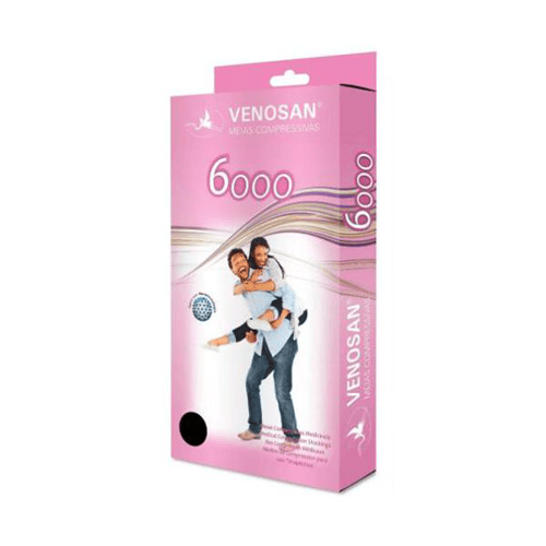 Meia Calça Venosan At 2030Mmhg Tamanho M Cor Bege Br6201303 Pé Aberto