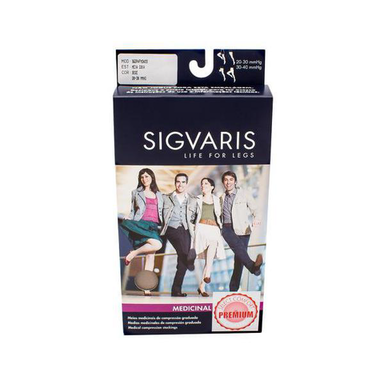 Imagem do produto Meia Coxa Med Sigvaris Select Comfort Premium Pa 862Pafm3a33 20 30Mmhg M3 Natural Bege Un