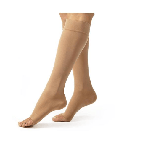 Imagem do produto Meia Elástica Panturrilha 3/4 Compressão 2030Mmhg Ponteira Aberta Bege Jobst Relief