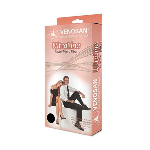 Imagem do produto Meia - Elástica Venosan Ultraline 30-40 Panturrilha 3 4 Ad Bege Xg Xl 42004