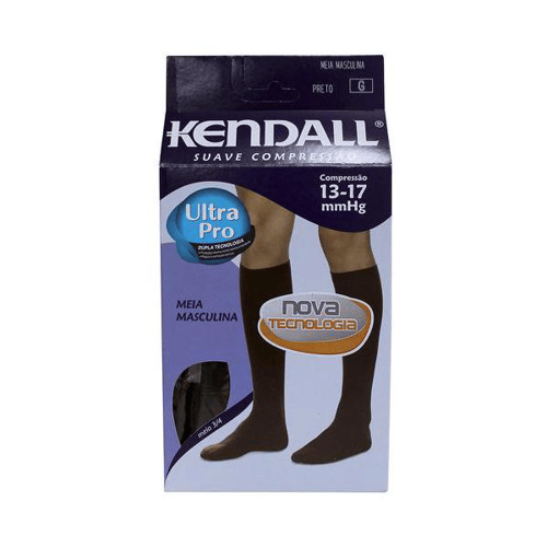 Imagem do produto Meia - Kendall 13 17 Masc 3 4 G Pre Com P