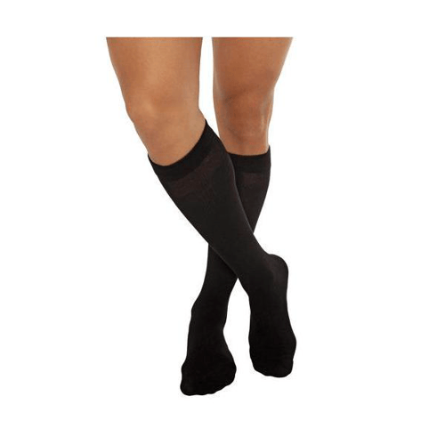 Meia Kendall 3/4 Unissex De Algodão 1821 Mmhg 1851 G Preto