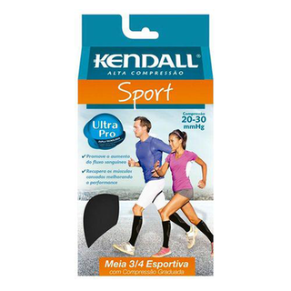 meia kendall sport 2030mmhg 3112 gg preto