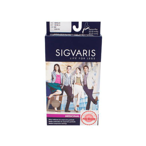 Imagem do produto Meia Pant Med Sigvaris Select Comfort Premium Pa 862Padg1a33 20 30Mmhg G1 Natural Uni