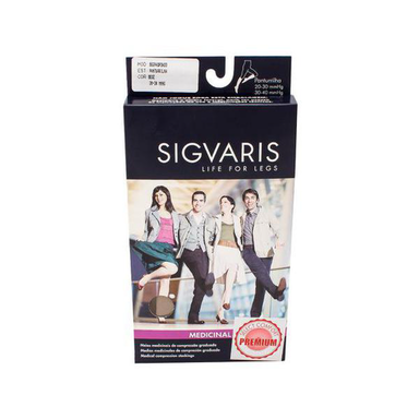 Imagem do produto Meia Pant Med Sigvaris Select Comfort Premium Pa 862Padp3a33 20 30Mmhg P3 Natural Uni