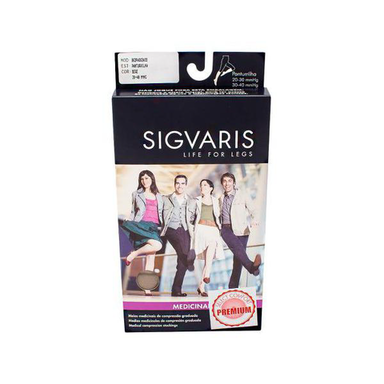 Meia Pant Med Sigvaris Select Comfort Premium Pa 863Padg2a33 30 40Mmhg G2 Natural Uni
