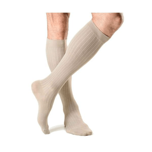 Imagem do produto Meia Panturrilha Masculina Actitud Sigvaris Média Compressão Fechada Caqui Tam P