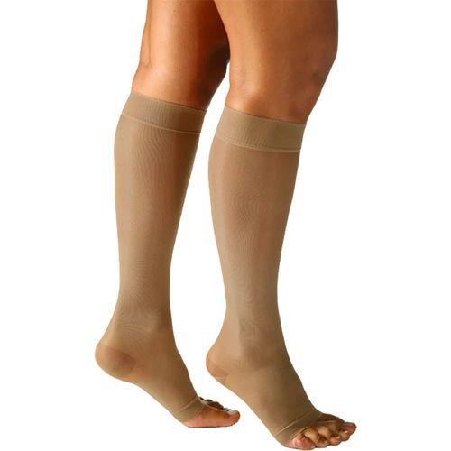 Meia - Panturrilha Terapeurica Sigvaris 120Aadmf33 Audace 3 4 15-20Mmhg M Natural Claro S Ponteira Fem