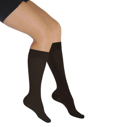 Meia Panturrilha Venosan Legline Suave Compressão Fechada Preta M