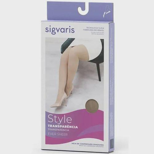 Meia Sigvaris Ever Sheer 7/8 2030 Mmhg Cor: Vanilla  Tam: Ml