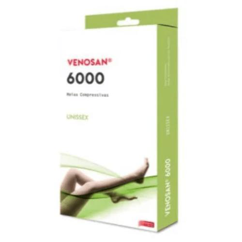 Meia Venosan 6000 Agh 3040 Pé Aberto Bege Tamanho:xg