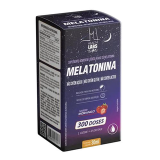 Melatonina 30Ml Liquida Morango Health Labs