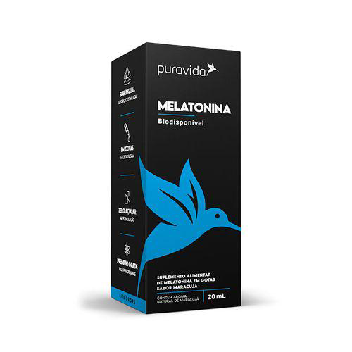 Imagem do produto Melatonina Biodisponivel Em Gotas 20Ml Pura Vida
