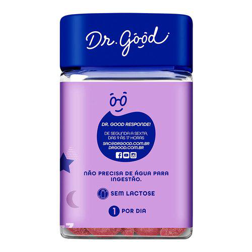 Imagem do produto Melatonina Dr Good Suplemento Morango Com 60 Gomas