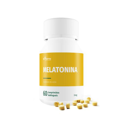 Imagem do produto Melatonina Em Comprimido Sublingual 3Mg 60 Comprimidos