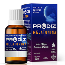 Imagem do produto Melatonina Prodiz 0,21Mg 30Ml Gotas Sabor Menta