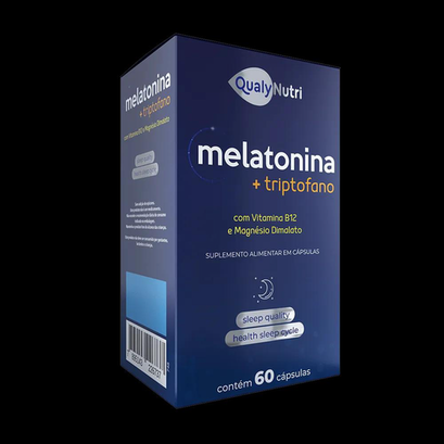 Imagem do produto Melatonina + Triptofano 60 Cápsulas Qualynutri