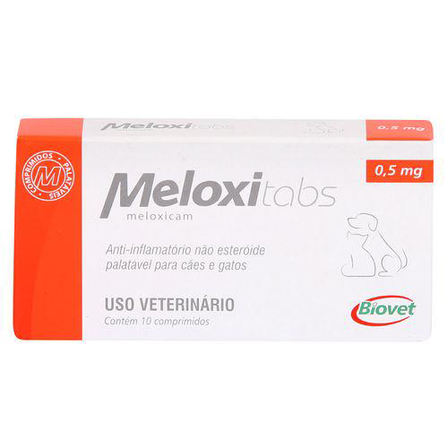Imagem do produto Meloxitabs Biovet 0,5Mg C/ 10 Comprimidos