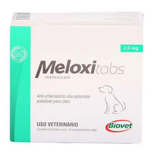 Imagem do produto Meloxitabs Biovet Hospitalar 2,0Mg Display C/ 60 Comprimidos