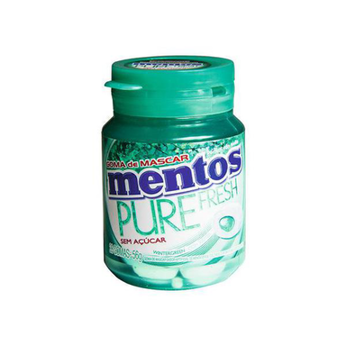 Mentos Goma De Mascar Pure Fresh Whinter Green Garrafa 56G