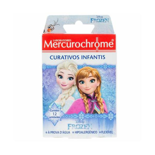 Imagem do produto MERCUROCHROME CURATIVOS INFANTIL FROZEN 12 UNIDADES