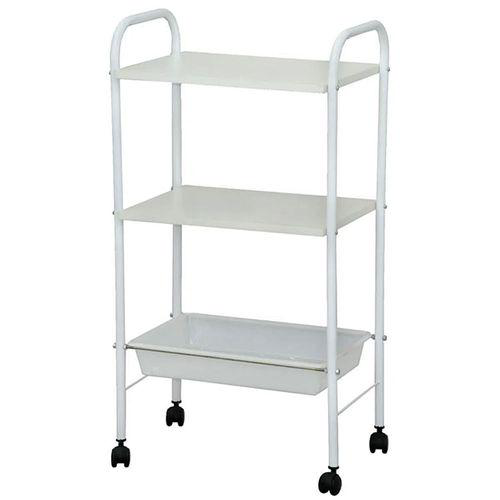 Imagem do produto Mesa Auxiliar Com 02 Prateleiras E 01 Bandeja Mav54 Vagalumy