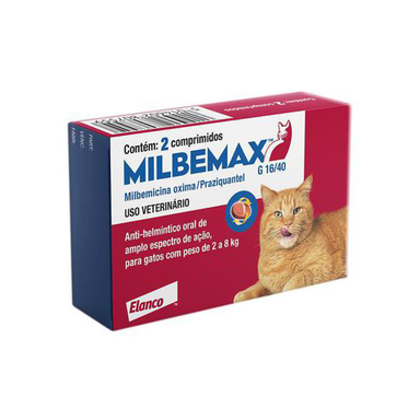 Imagem do produto Milbemax G Para Gatos 2 A 8Kg Com 02 Comprimidos