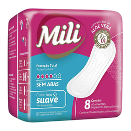 Mili Abs Protecao Total Suave S/Abs Com 8