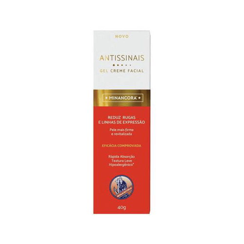 Minancora Antissinais Gel Creme Facial 40G