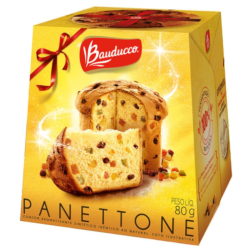 Mini Panettone Bauducco Frutas 80G