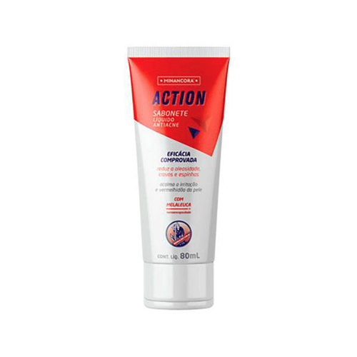 Imagem do produto Minncora Action Sabonete Líquido Antiacne 80Ml
