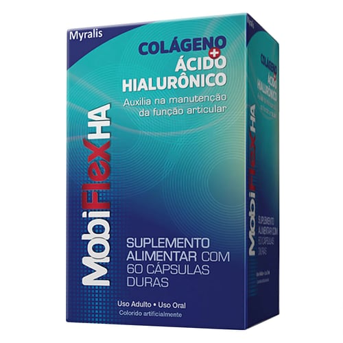 Mobiflex Ha Colágeno+Ácido Hialurônico Com 60 Cápsulas