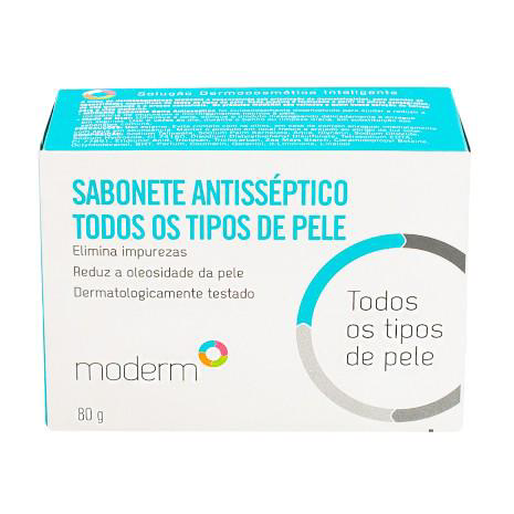Moderm - Sabonete Antisseptico Todos Tipos De Pele 80 Gramas