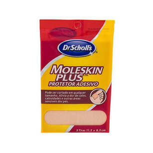 Moleskin - Plus Protetor Adesivo Para Calos Dr. Scholls C 3 Tiras