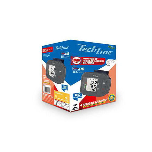 Imagem do produto Monitor De Pressão Arterial Techline De Pulso Kd738