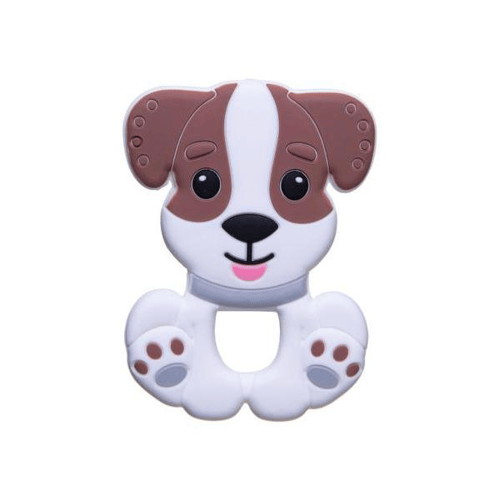 Imagem do produto Mordedor De Silicone Cachorro Marrom Girotondo Baby