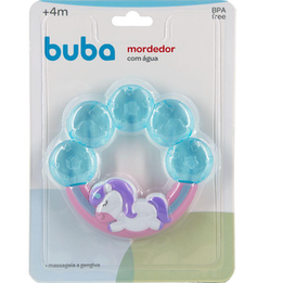 Mordedor Infantil Com Água Unicórnio 4M+ Buba