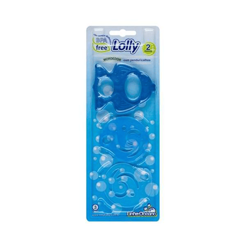 Mordedor Lolly Penduricalhos Azul 7043