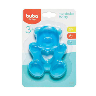 Mordedor Ursinho 3M+ Buba Buba5226a Mordedor De Agua Ursinho Azul