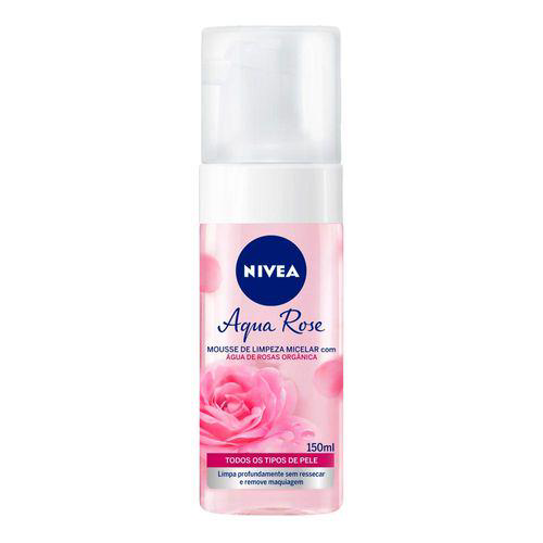 Imagem do produto Mousse De Limpeza Facial Nivea Aqua Rose 150Ml 150Ml