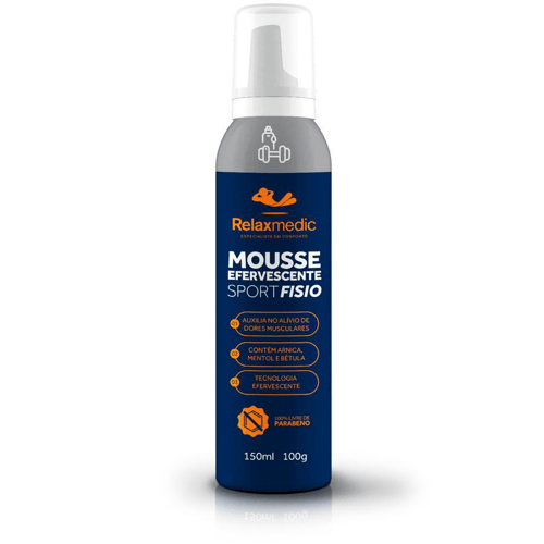 Imagem do produto Mousse Efervescente Sport Fisio 150Ml Alívio Muscular Relaxmedic