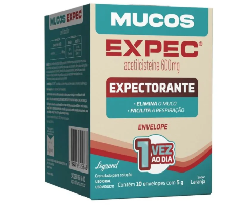 Imagem do produto Mucos Expec 600Mg - 10 Envelopes Com 5G